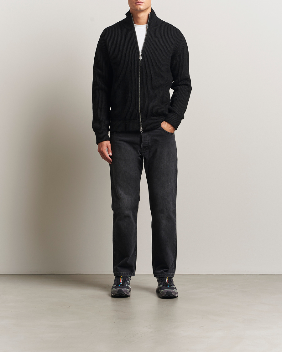 Homme | Pulls Et Tricots | Sail Racing | Ridge Wool Heavy Knitted Full Zip Carbon