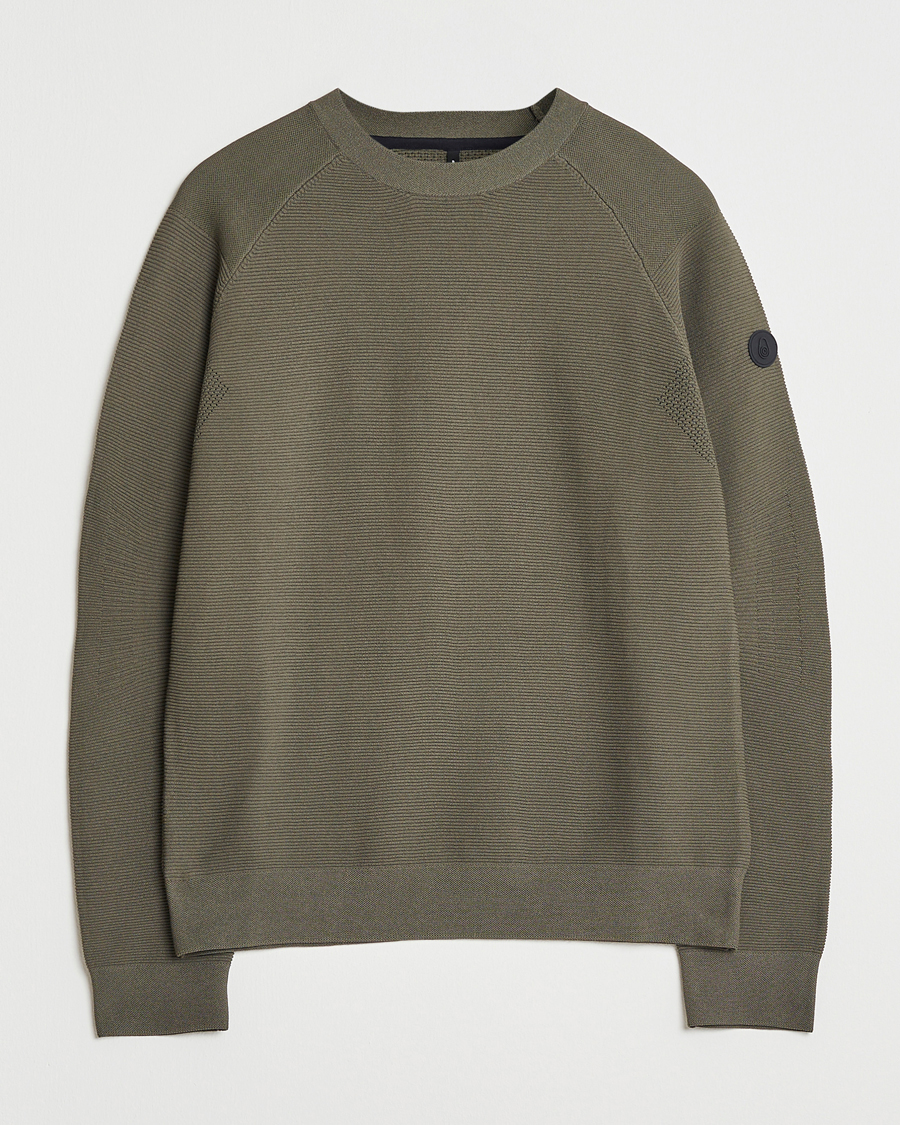 Homme | Pulls Et Tricots | Sail Racing | Element Seamless Crew Neck Mud Green