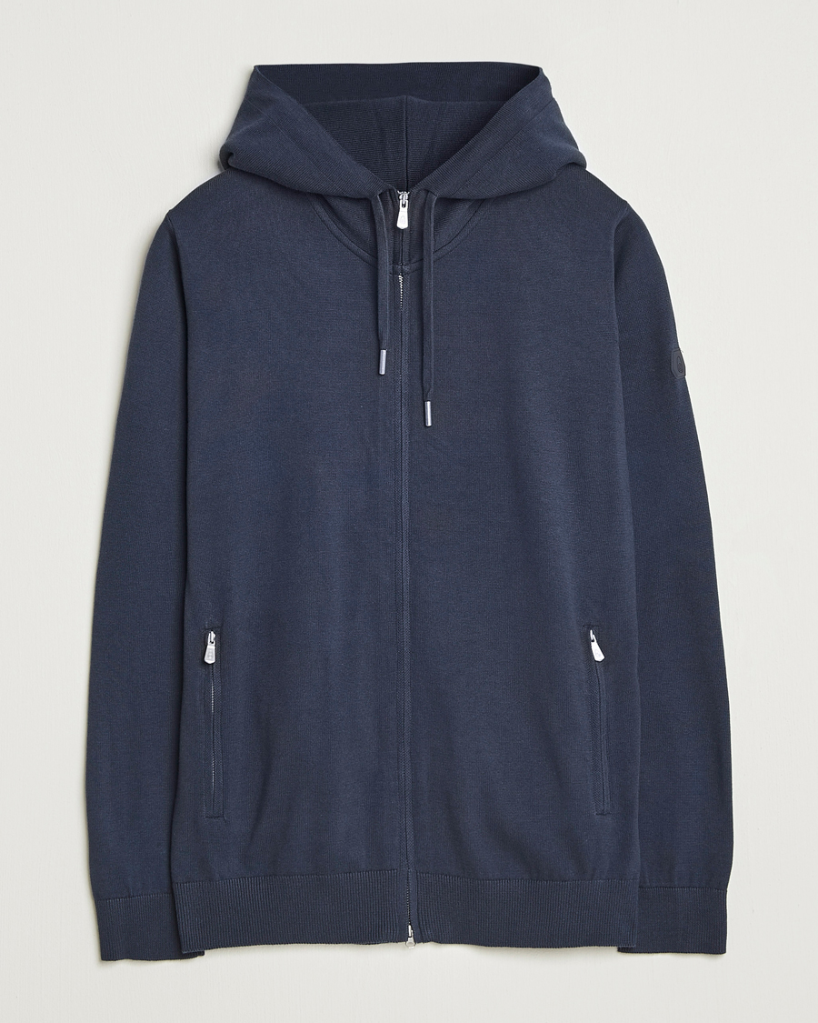 Homme | Pulls Et Tricots | Sail Racing | Bowman Knitted Full Zip Hoodie Navy