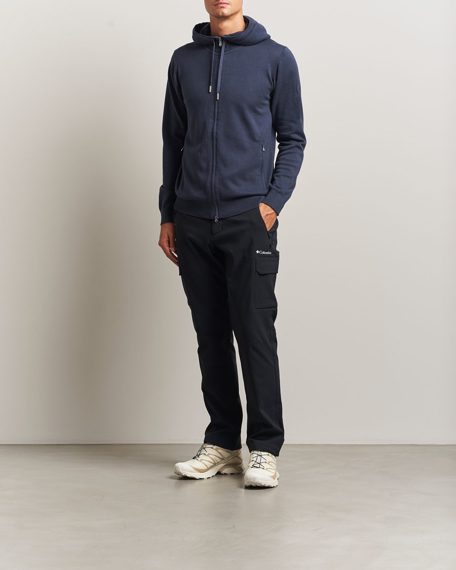 Homme | Pulls Et Tricots | Sail Racing | Bowman Knitted Full Zip Hoodie Navy