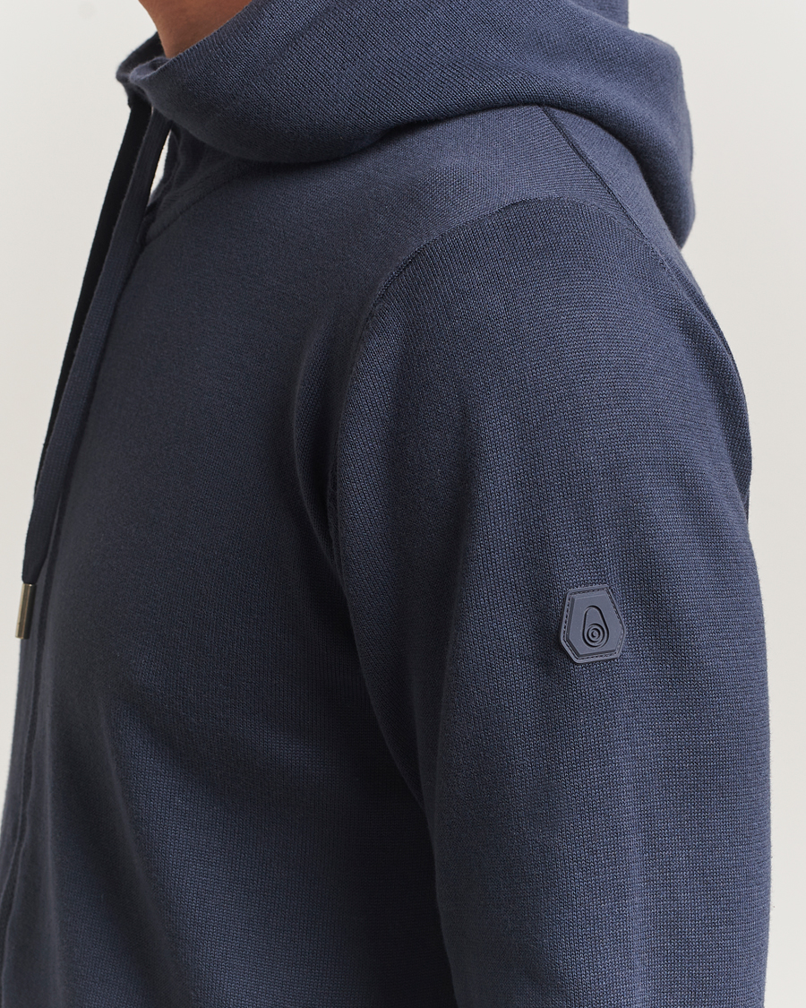 Homme | Pulls Et Tricots | Sail Racing | Bowman Knitted Full Zip Hoodie Navy