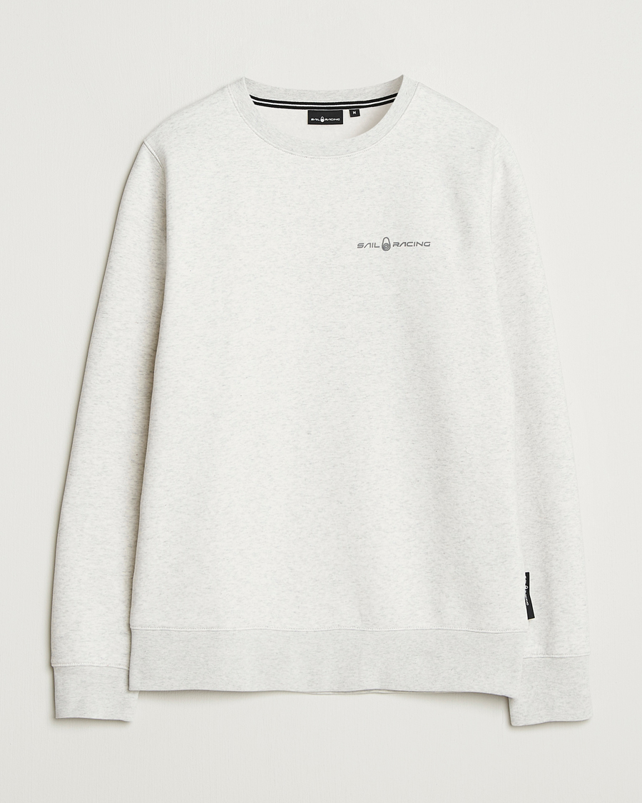 Homme | Pulls Et Tricots | Sail Racing | Bowman Crew Neck Sweatshirt Light Grey Melange