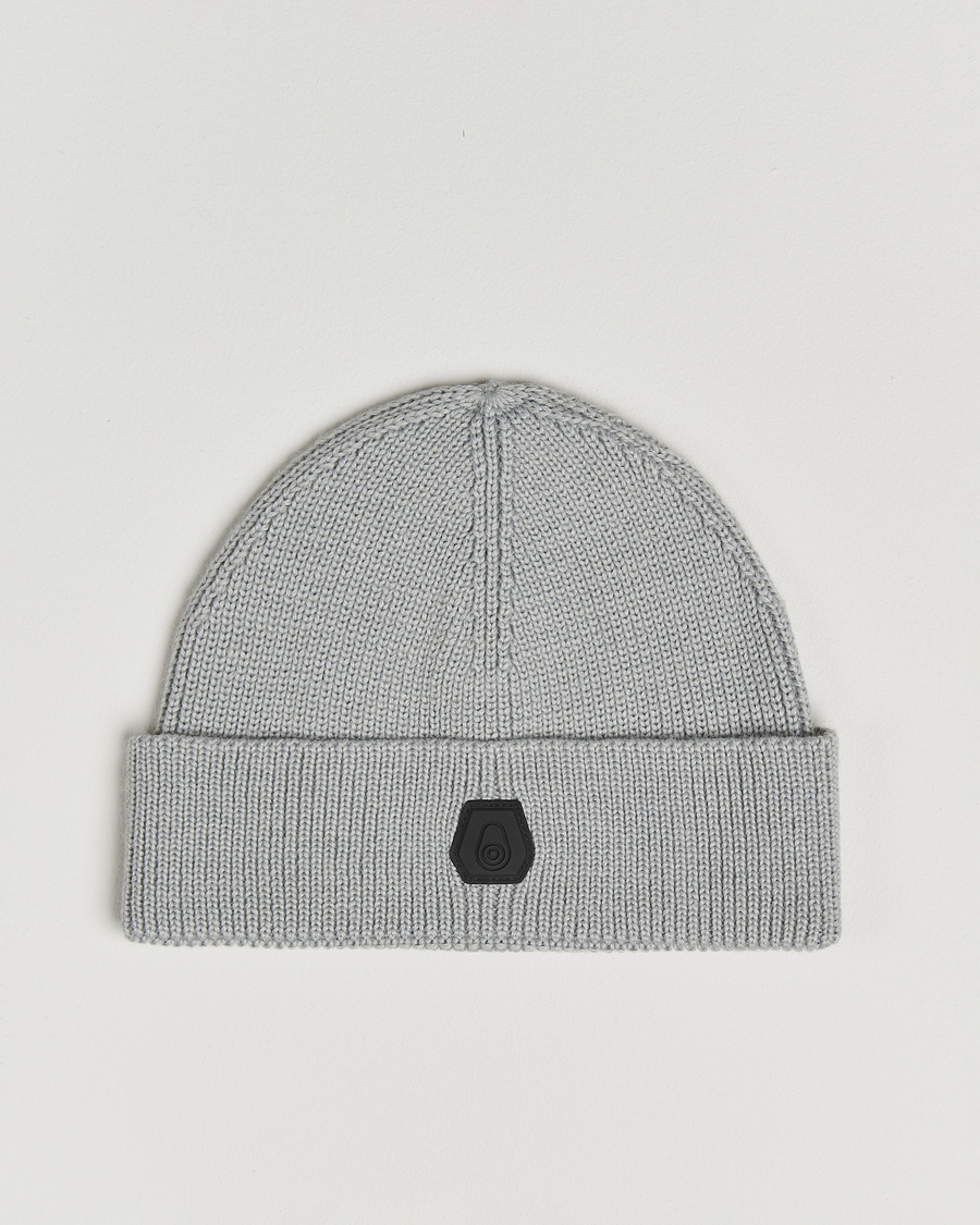 Homme | Bonnets | Sail Racing | Bowman Wool Folded Beanie Grey Melange