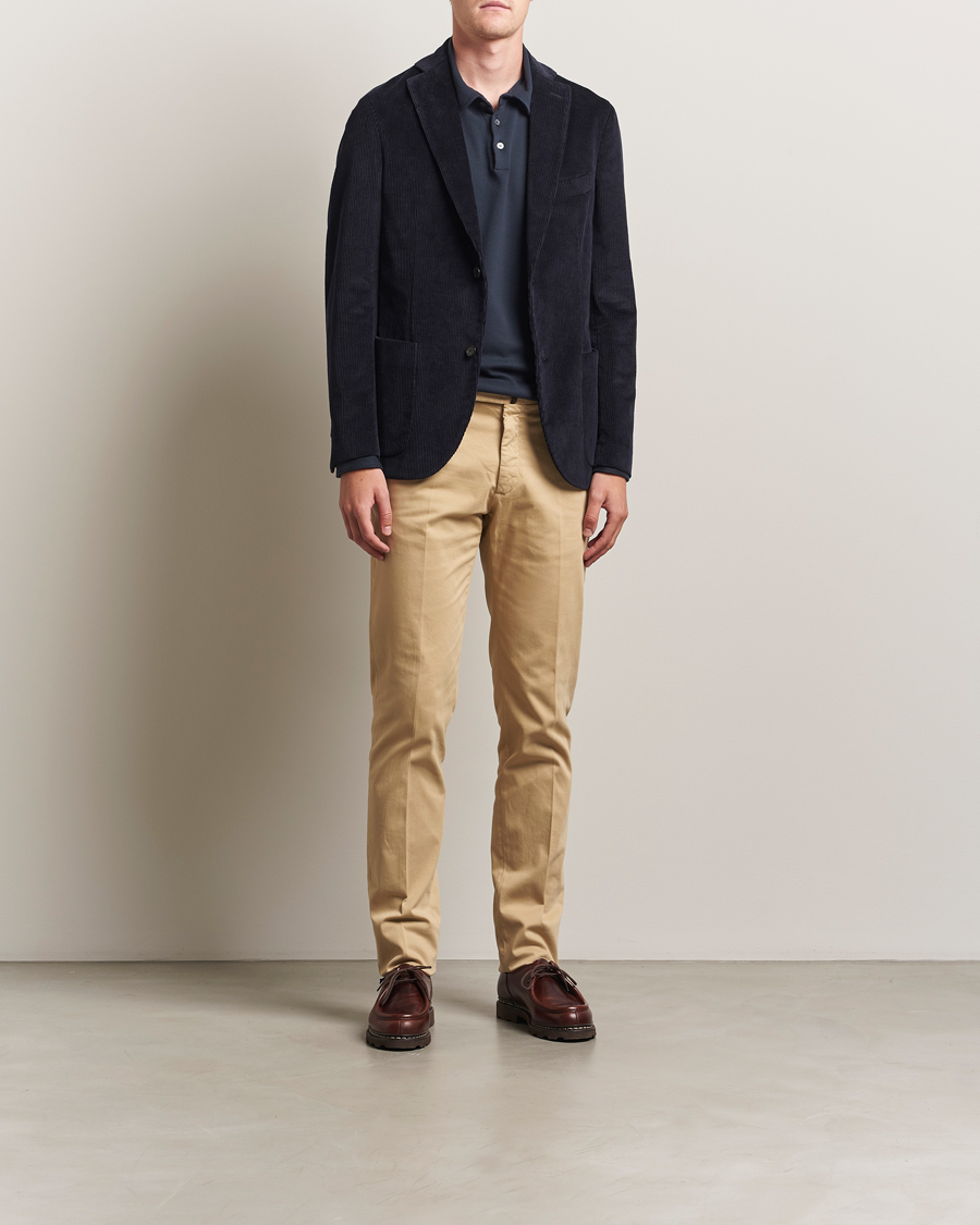Homme | Blazers | Incotex | Corduroy Blazer Navy
