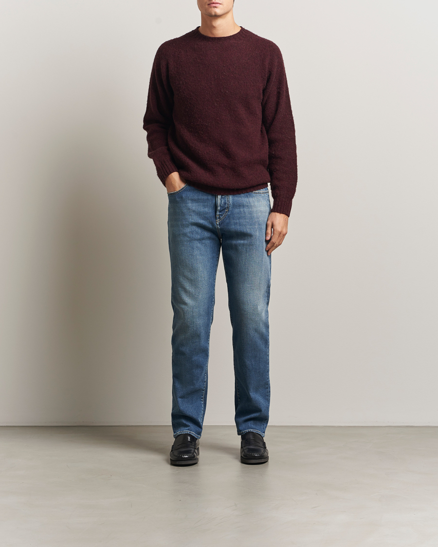 Homme | Jeans | Jacob Cohën | Edos Regular Straight Fit Jeans Light Blue