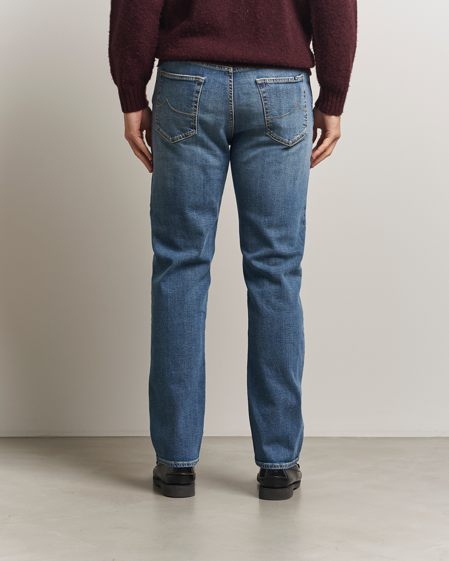 Homme | Jeans | Jacob Cohën | Edos Regular Straight Fit Jeans Light Blue
