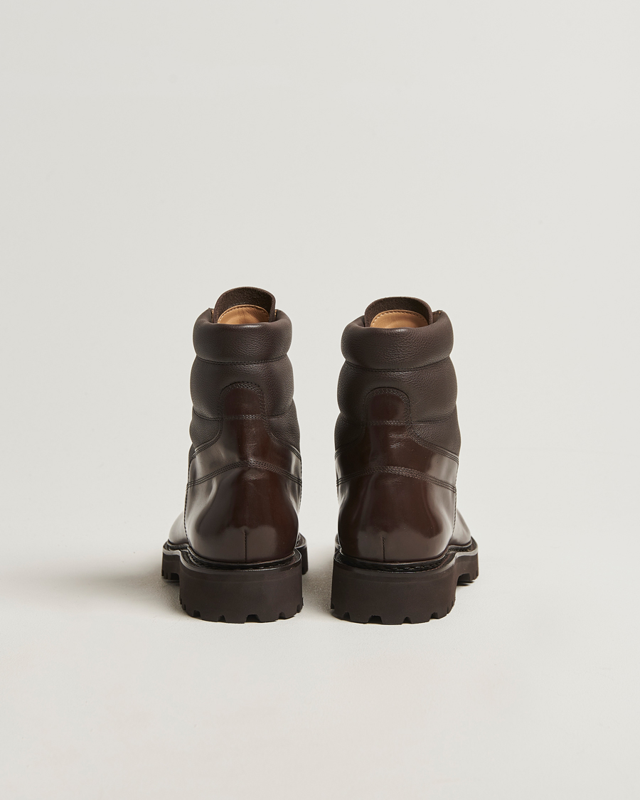 Homme | Bottes | John Lobb | Peak Lined Boots Dark Brown