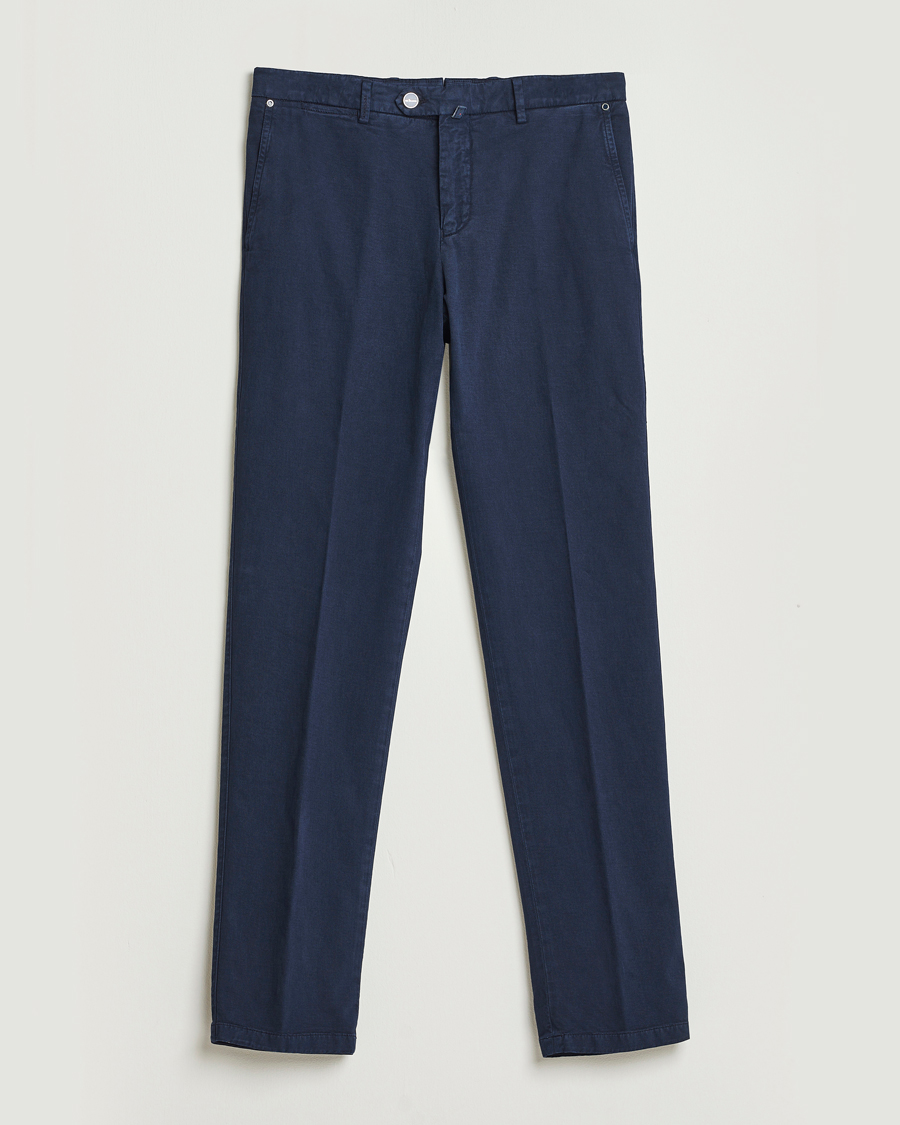 Homme | Pantalons | Kiton | Cotton/Cashmere Trousers Navy