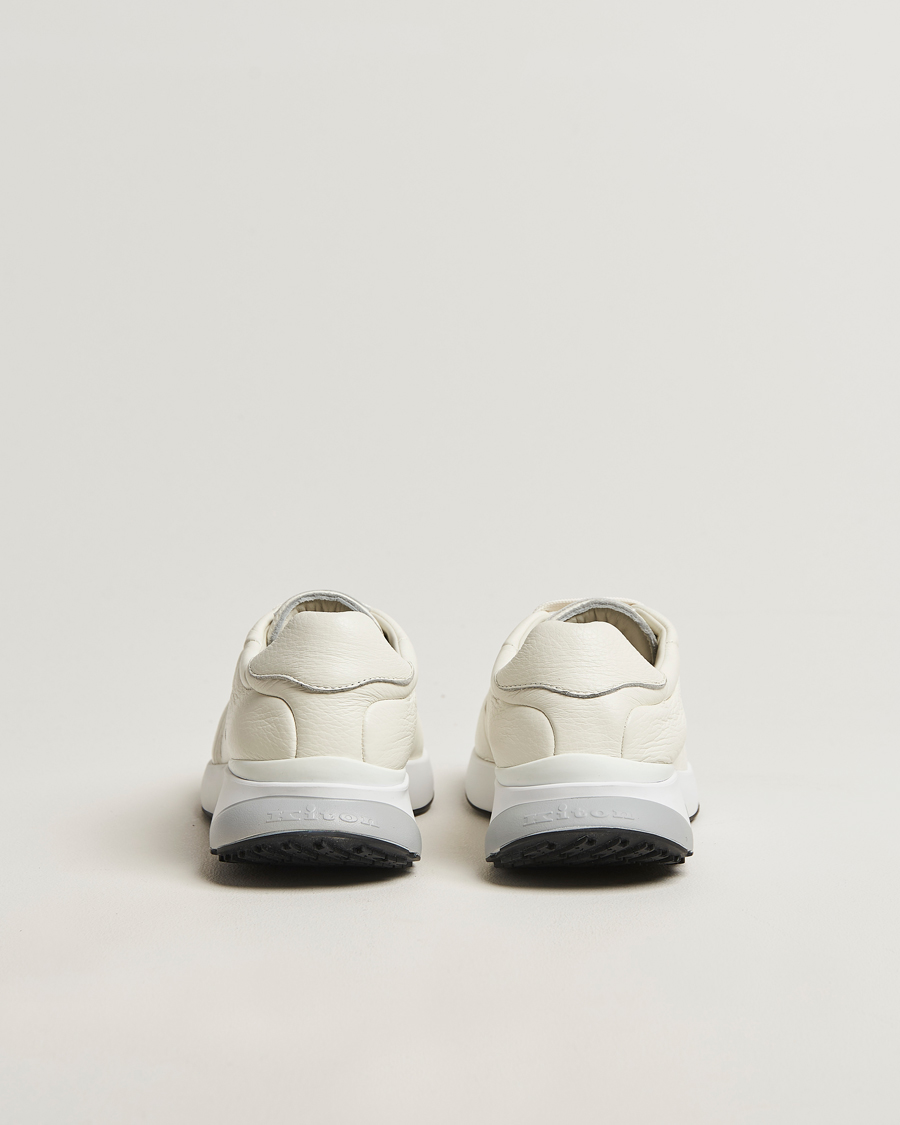 Homme | Baskets | Kiton | Luxury Running Sneakers White Deerskin