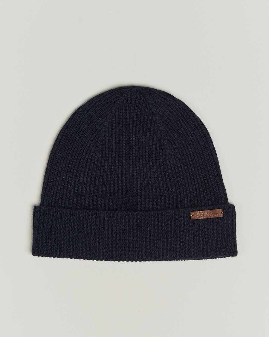Homme | Kiton Rib Cashmere Beanie Navy | Kiton | Rib Cashmere Beanie Navy