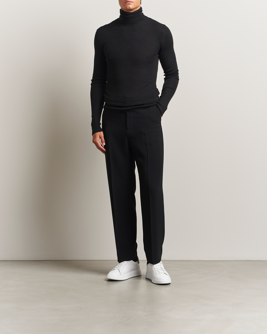Homme | Pulls Et Tricots | Lanvin | Cashmere/Silk Rollneck Black