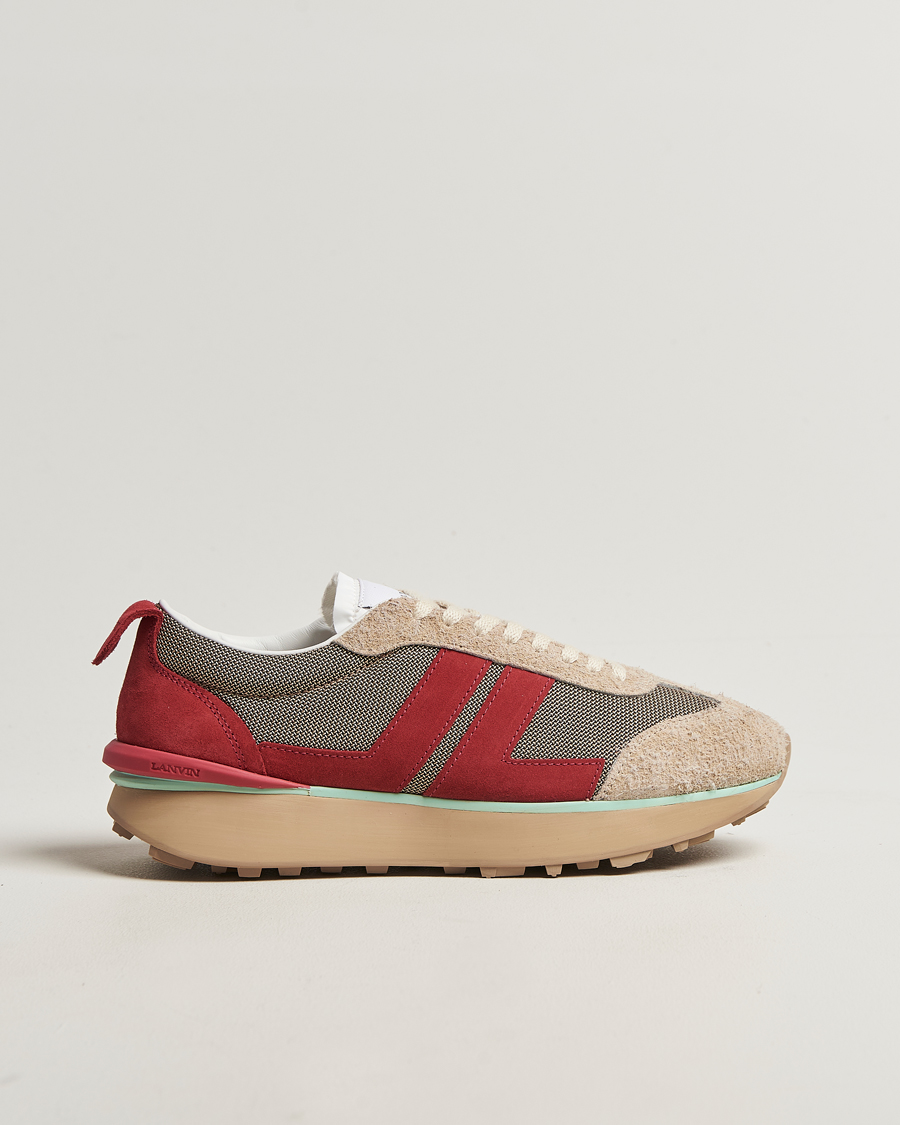 Homme | Baskets | Lanvin | Bumpr Running Sneakers Cream