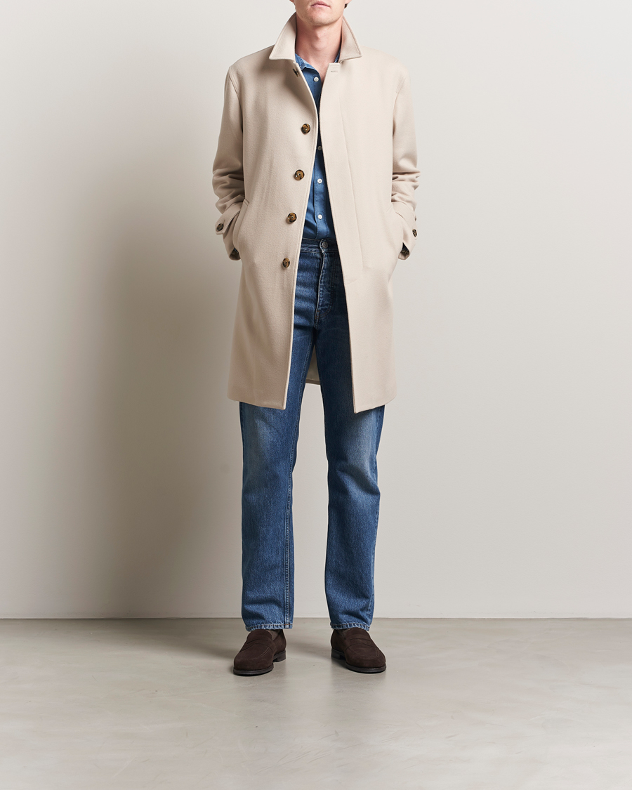 Homme | Manteaux Et Vestes | Lardini | Wool Coat Beige