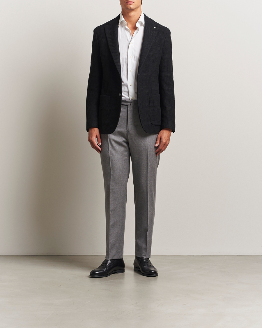 Homme | Blazers | L.B.M. 1911 | Jack Structured Wool Blazer Black