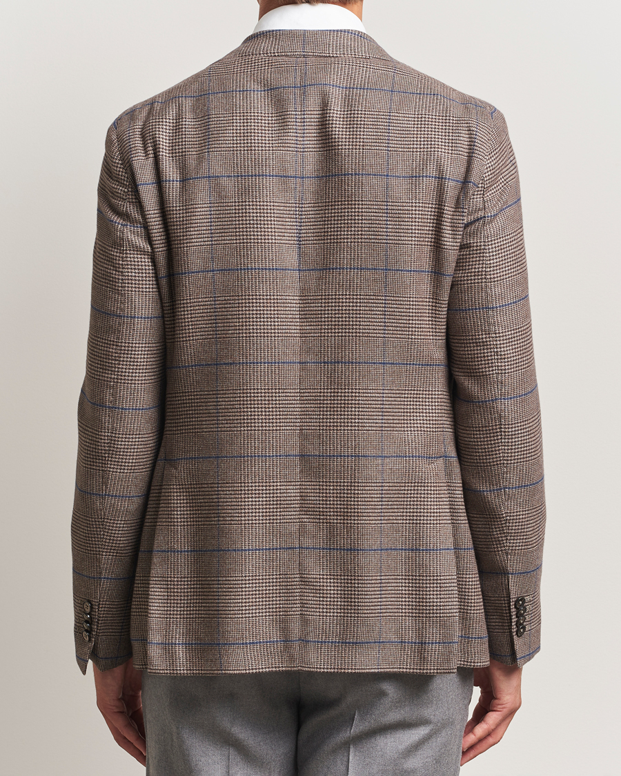 Homme | Blazers | L.B.M. 1911 | Jack Overcheck Cotton Blazer Brown