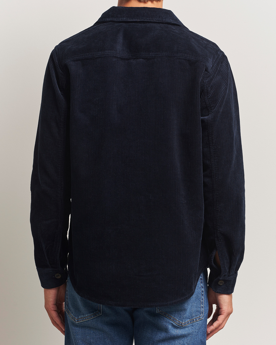 Homme | Chemises | LES DEUX | Kody Corduroy Overshirt Navy