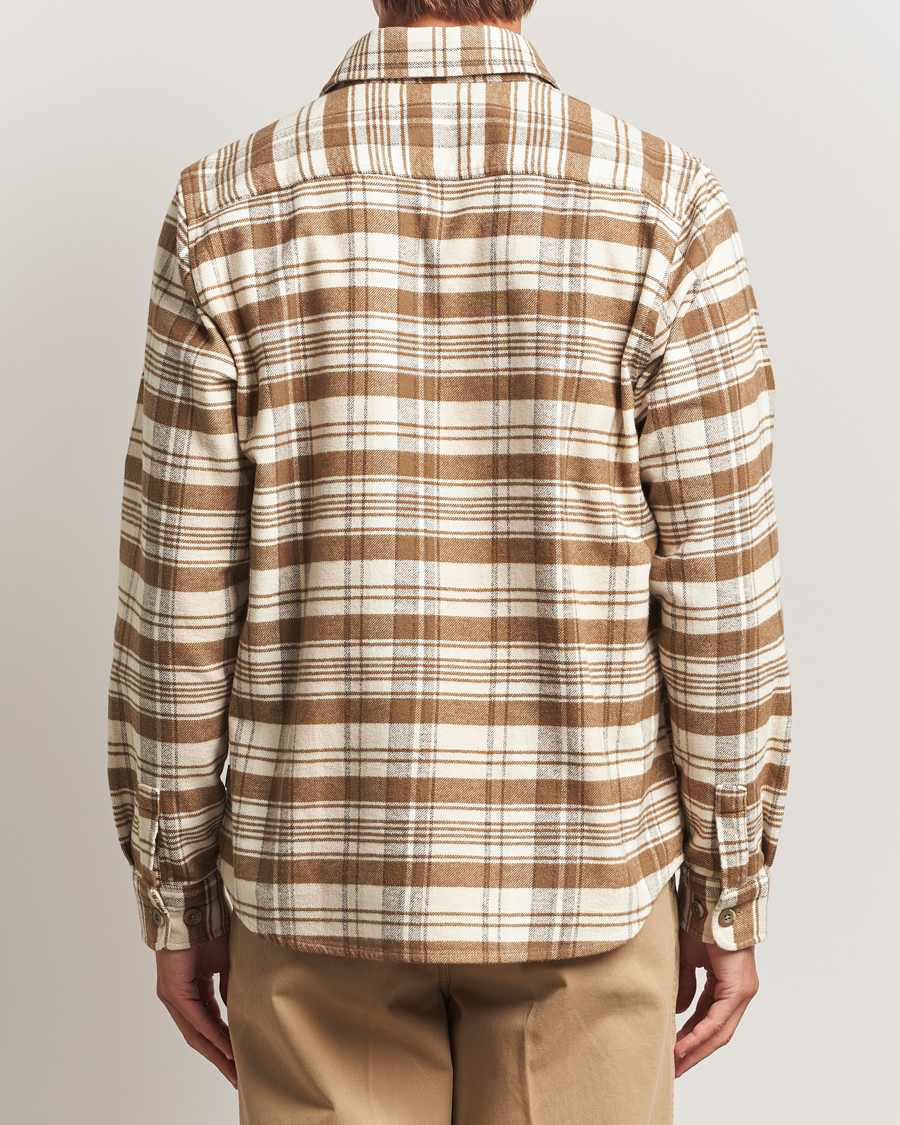 Homme | Chemises | LES DEUX | Lennon Check Overshirt Irish Cream