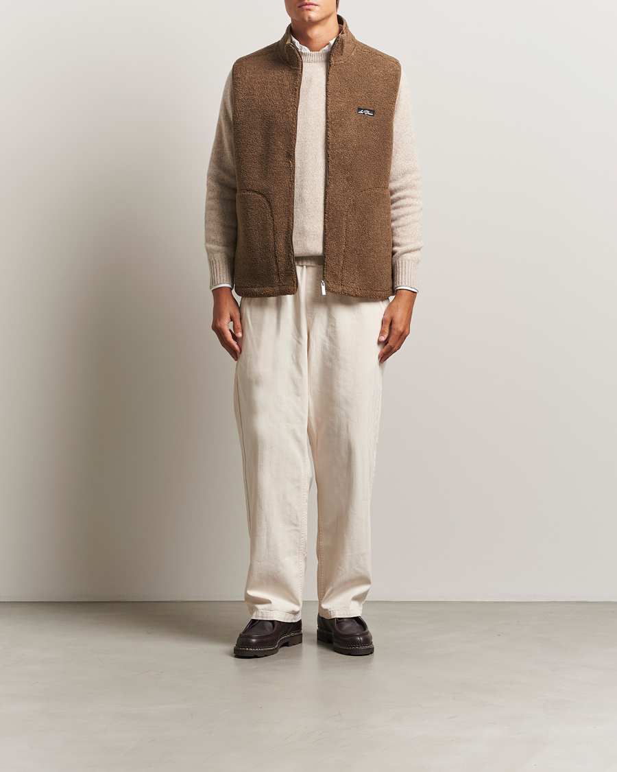 Homme | Manteaux Et Vestes | LES DEUX | Creed Teddy Vest Teak