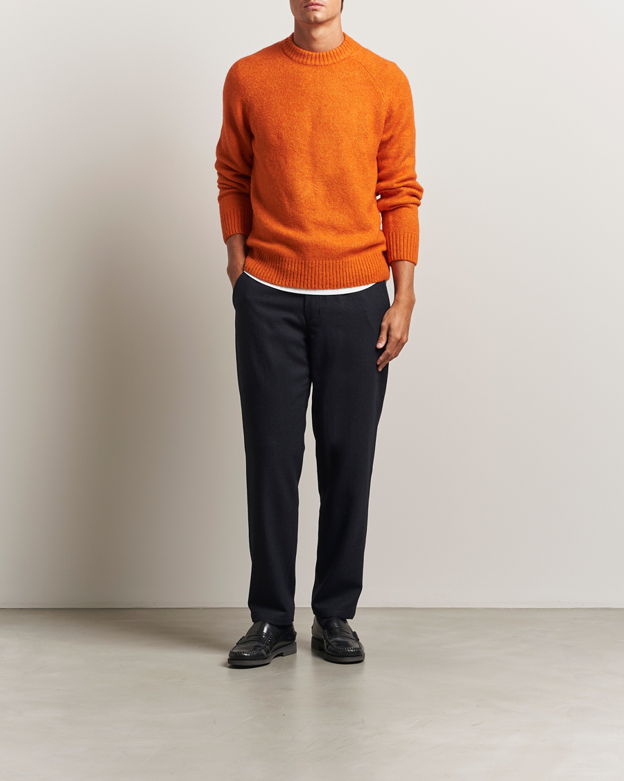 Homme | Pantalons | LES DEUX | Como Reg Wool Pants Dark Navy
