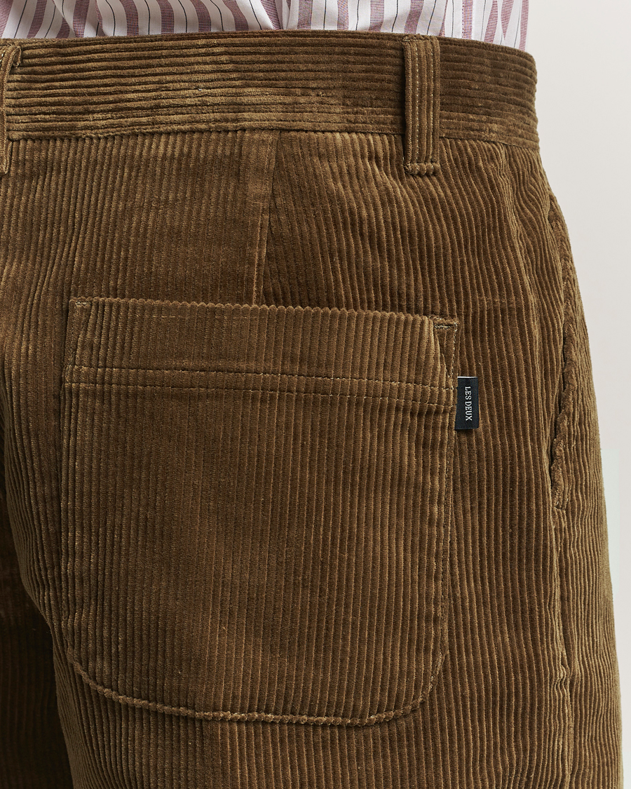 Homme | Pantalons | LES DEUX | Kody Corduroy Pants Military Olive