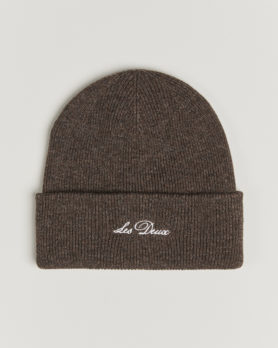 Homme | Bonnets | LES DEUX | Wayne Wool Beanie Mountain Gray