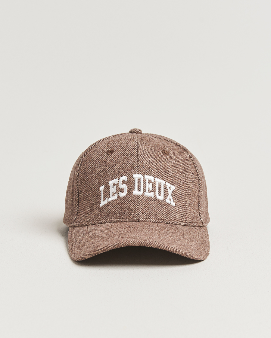 Homme | Les Deux Wool Baseball Cap Mountain Gray | LES DEUX | Wool Baseball Cap Mountain Gray