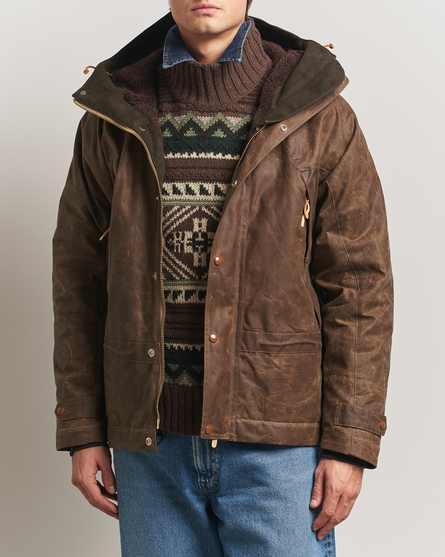Homme | Manteaux Et Vestes | Manifattura Ceccarelli | Mountain Jacket Dark Tan