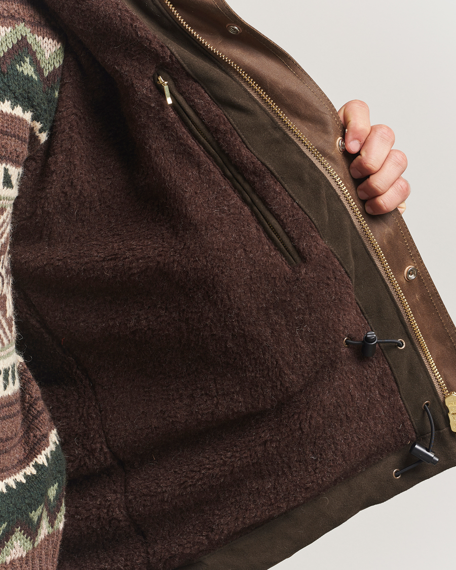 Homme | Manteaux Et Vestes | Manifattura Ceccarelli | Mountain Jacket Dark Tan