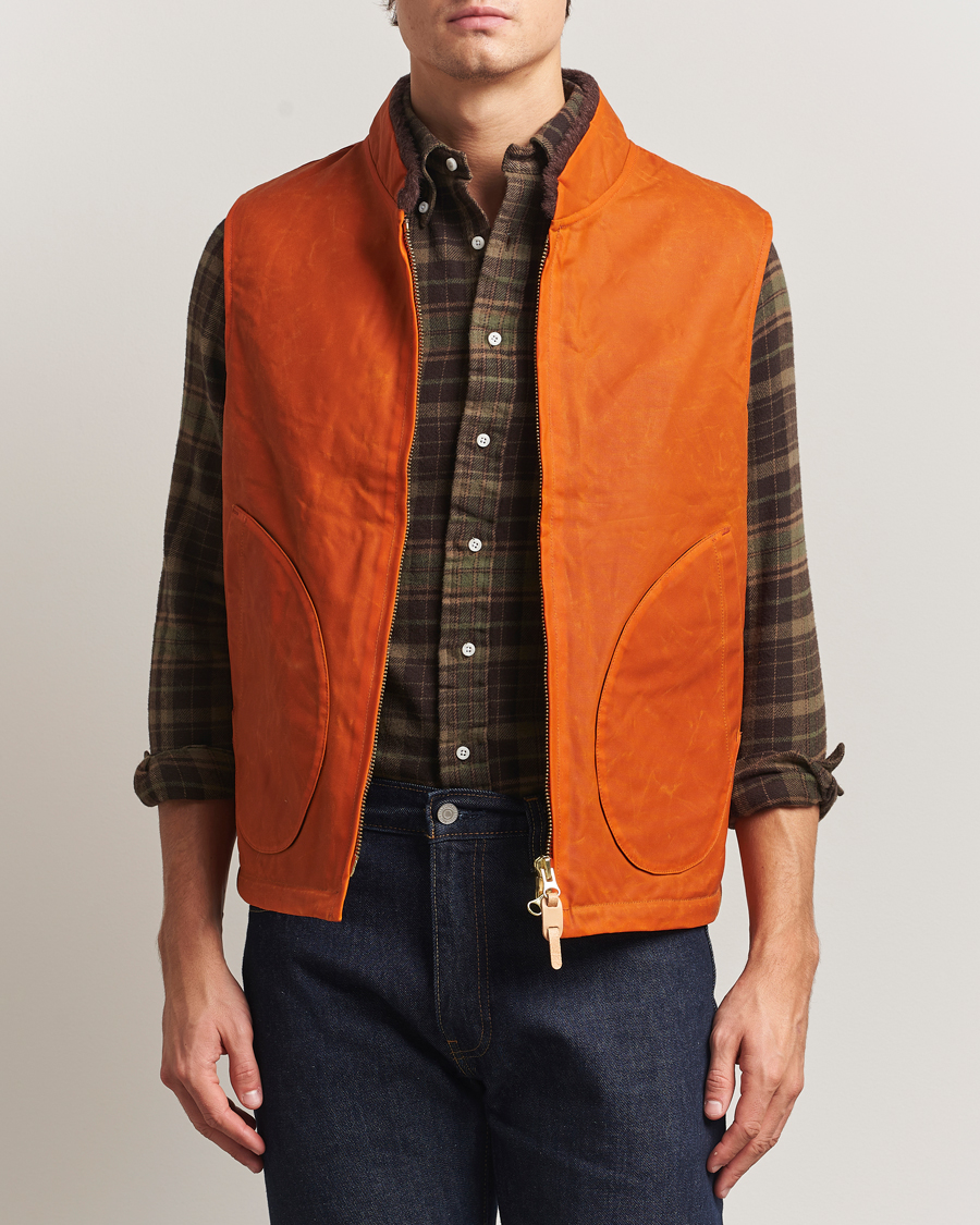 Homme | Manteaux Et Vestes | Manifattura Ceccarelli | Mountain Vest Orange