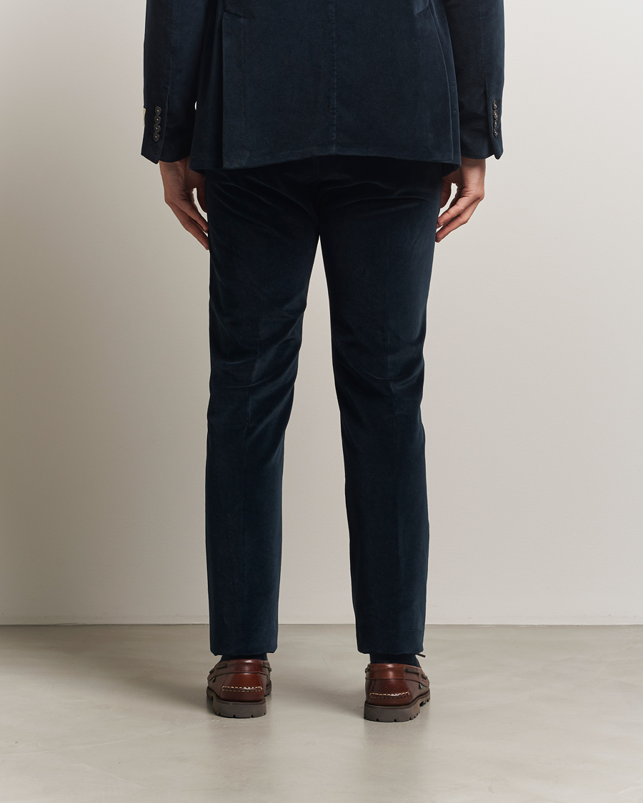 Homme | Pantalons | Massimo Alba | Mauko Velvet Trousers Navy