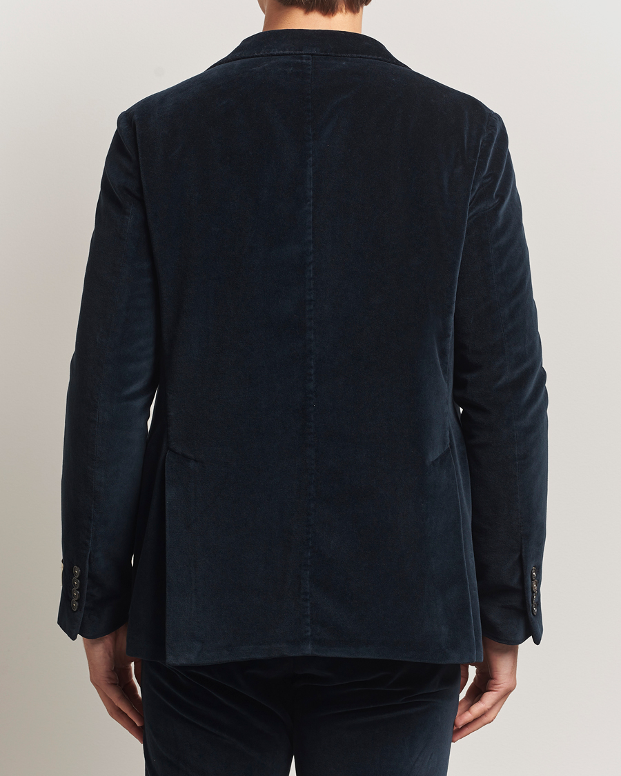 Homme | Blazers | Massimo Alba | Catch Velvet Blazer Navy