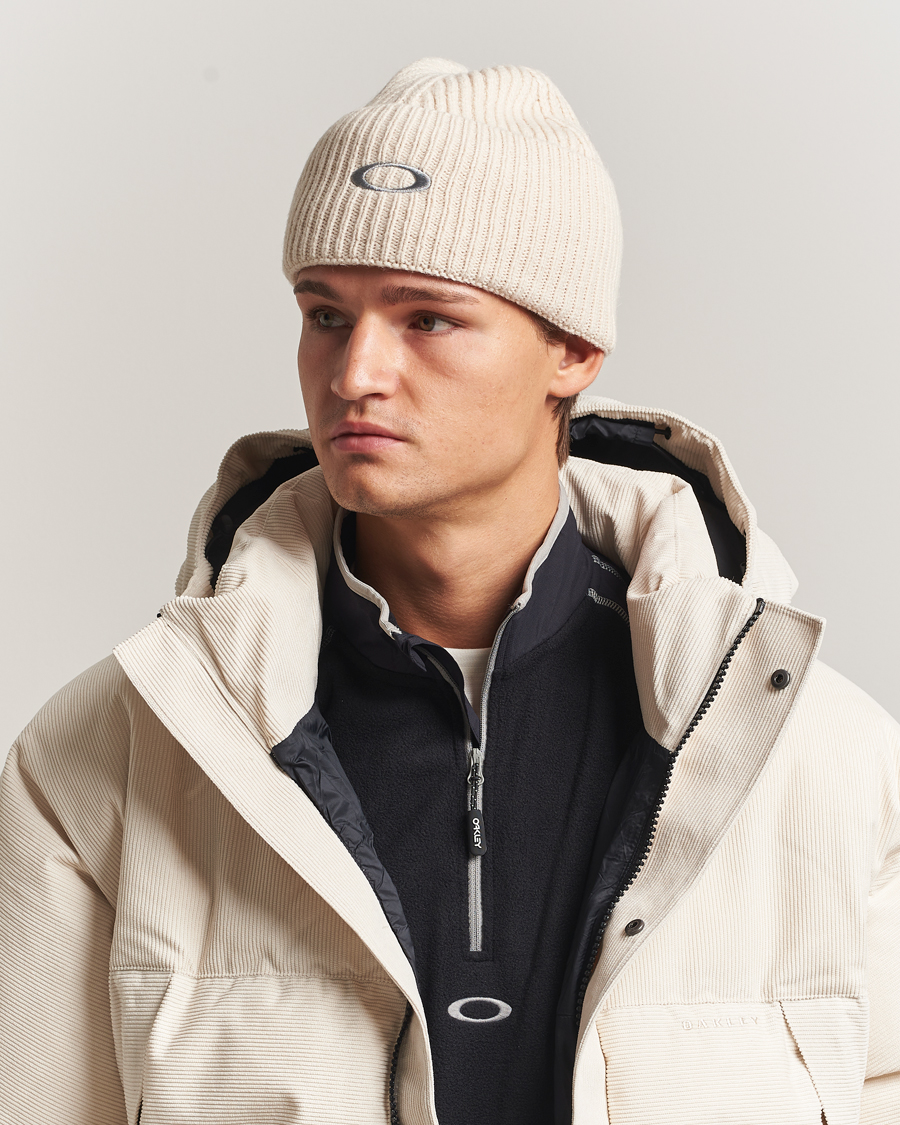 Homme | Oakley Ellipse Ribbed  Beanie Mist | Oakley | Ellipse Ribbed  Beanie Mist