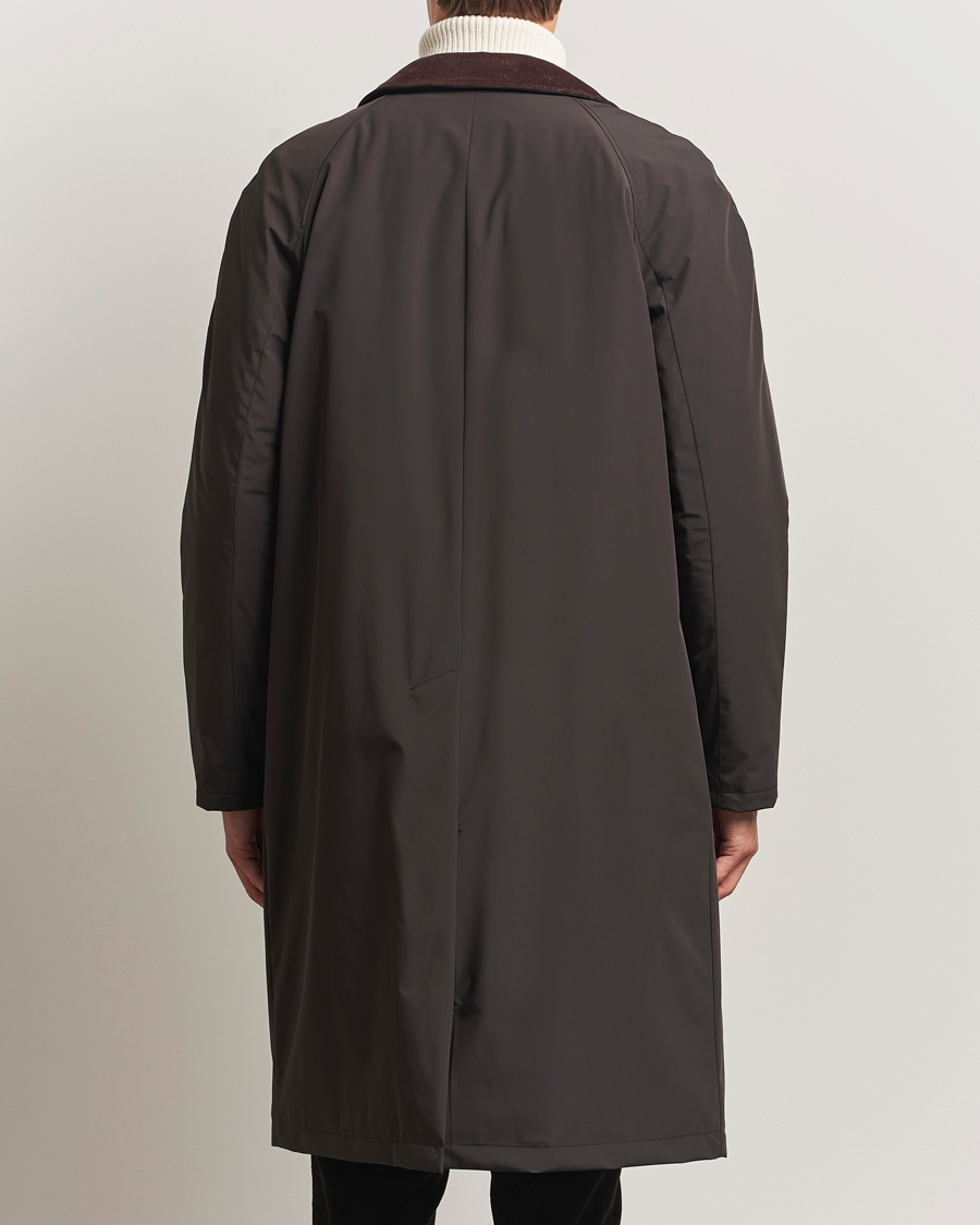 Homme | Manteaux Et Vestes | Oscar Jacobson | Padded Raglan Nylon Coat Brown