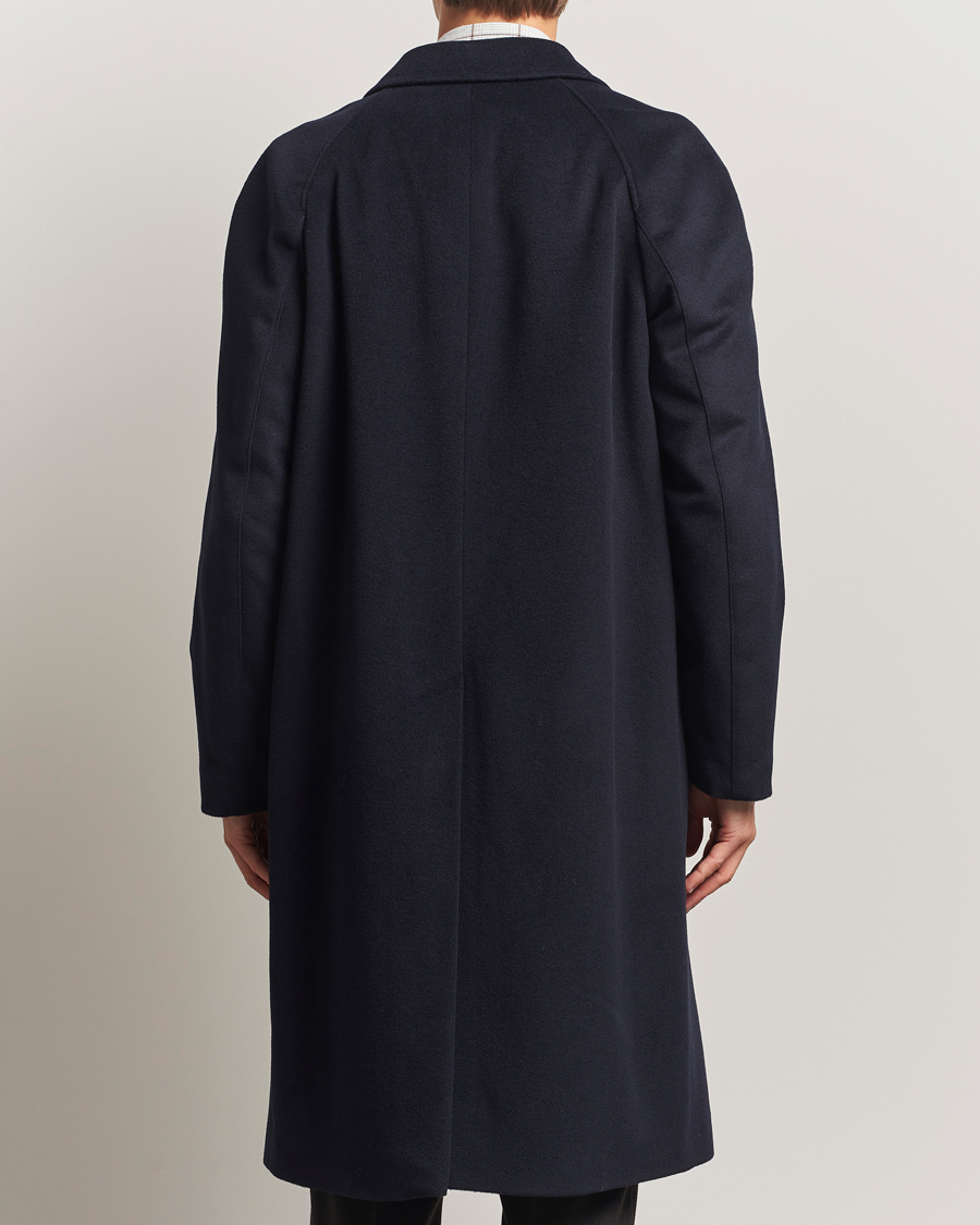 Homme | Manteaux Et Vestes | Oscar Jacobson | Raglan Wool Coat Navy