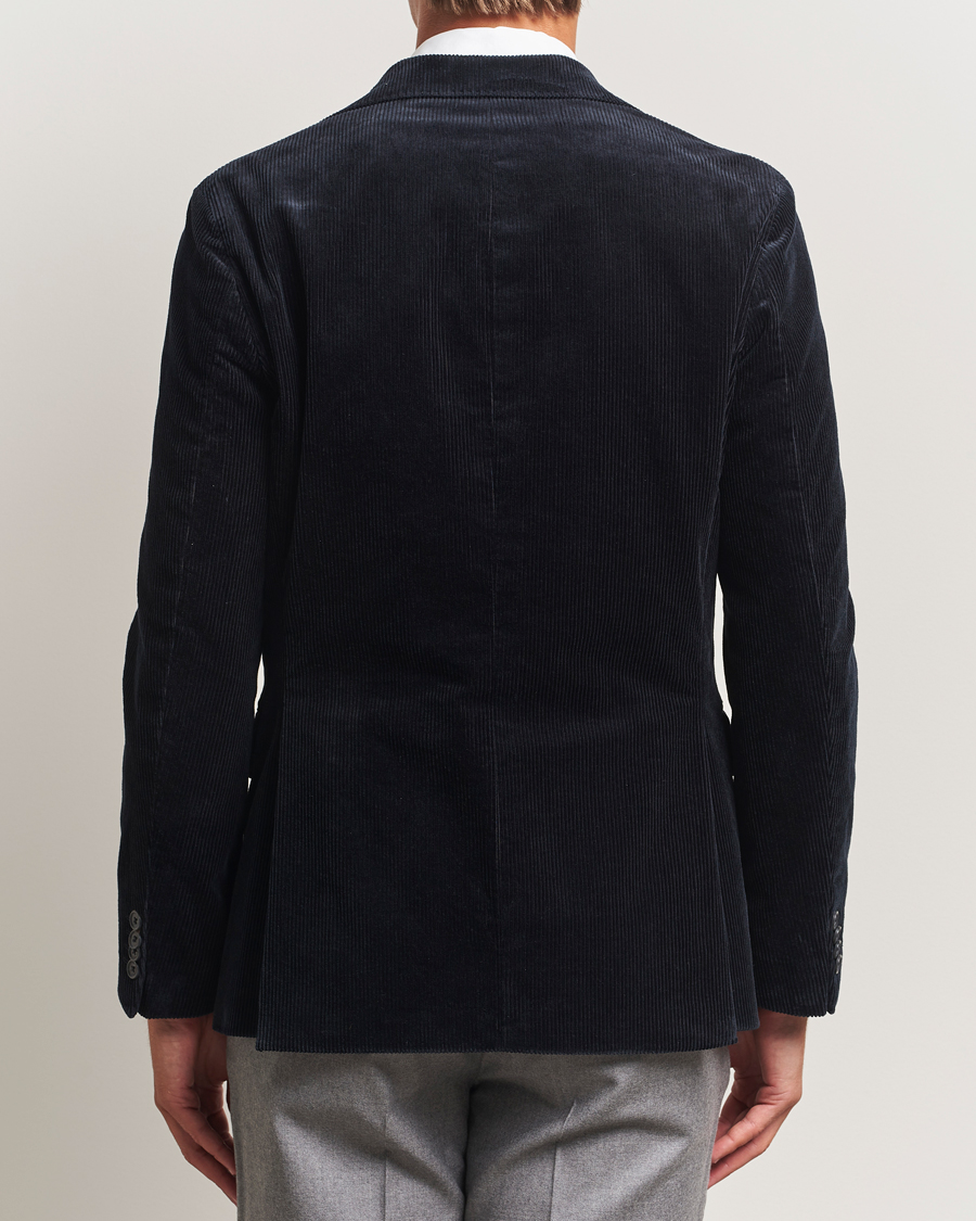 Homme | Blazers | Oscar Jacobson | Fogerty Patch Pocket Cord Blazer Navy