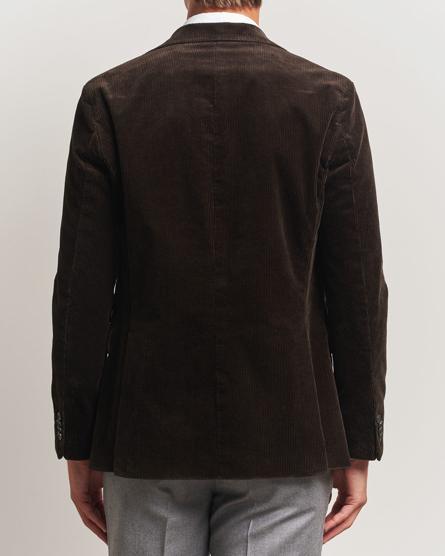 Homme | Blazers | Oscar Jacobson | Fogerty Patch Pocket Cord Blazer Brown