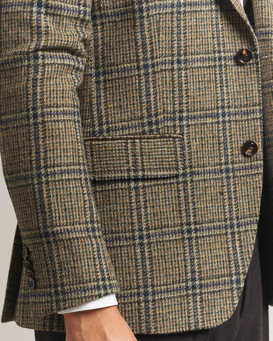 Homme | Blazers | Oscar Jacobson | Fogerty Moon Tweed Blazer Green