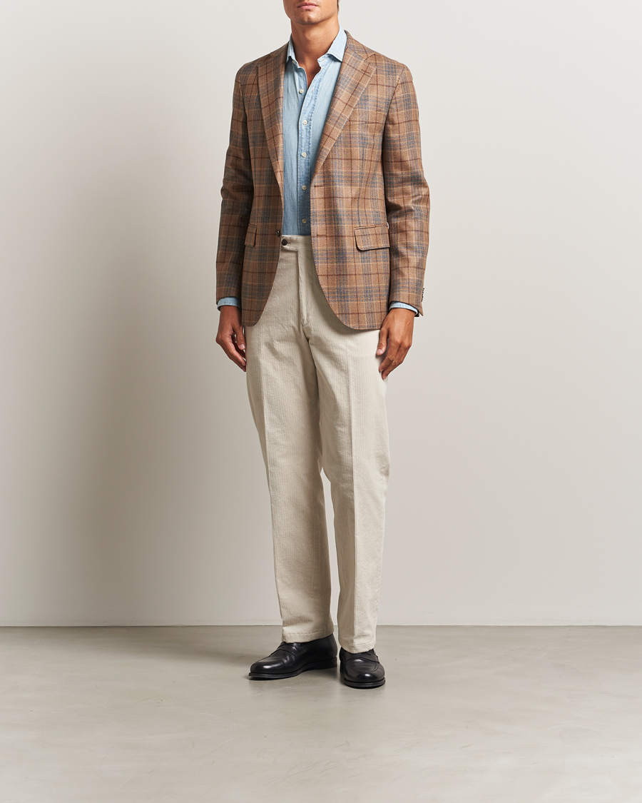 Homme | Pantalons | Oscar Jacobson | Del S Straight Pants White