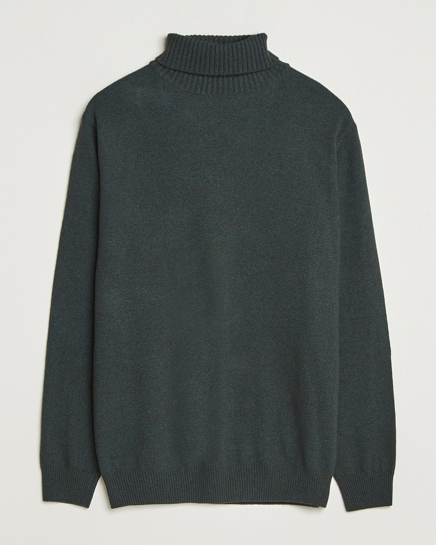 Homme | Pulls Et Tricots | Oscar Jacobson | Salim Wool/Cashmere Rollneck Green