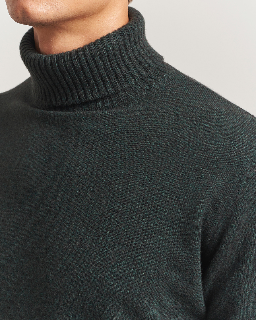 Homme | Pulls Et Tricots | Oscar Jacobson | Salim Wool/Cashmere Rollneck Green