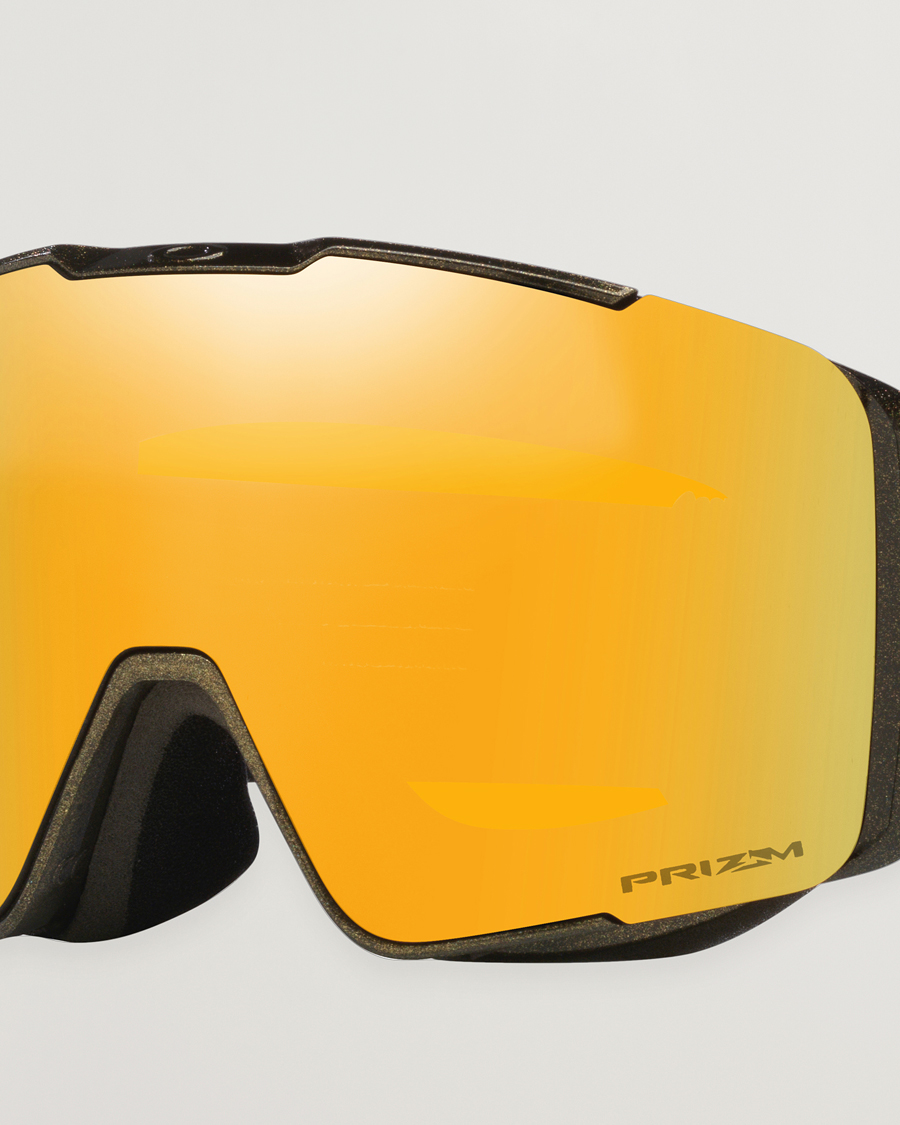 Homme | Lunettes De Soleil | Oakley | Line Miner Pro Prizm Snow Goggles M Black/Gold