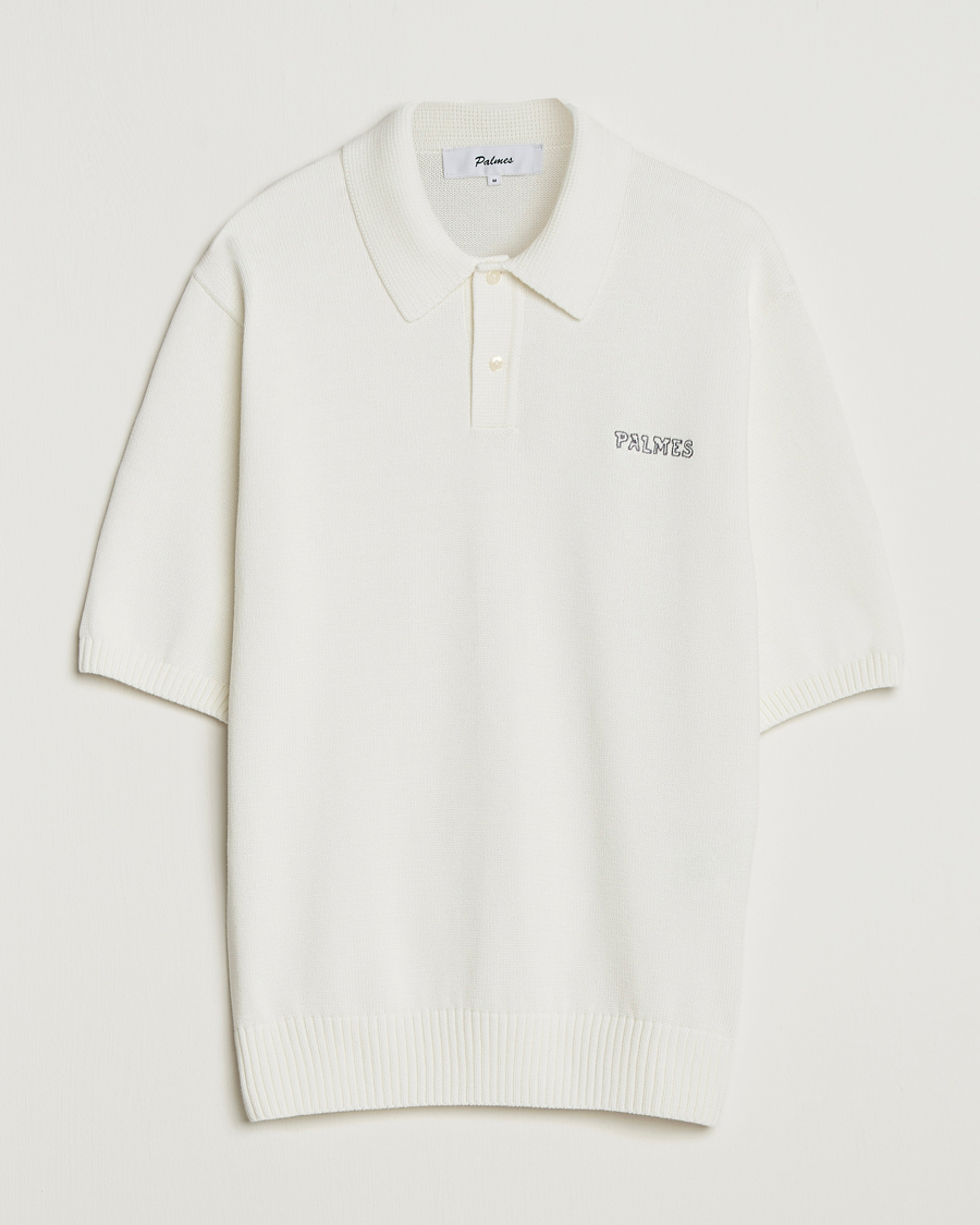 Homme | Polos | Palmes | Cotton Knit Polo Off White