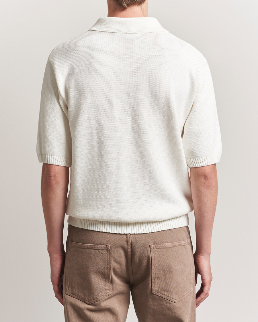 Homme | Polos | Palmes | Cotton Knit Polo Off White