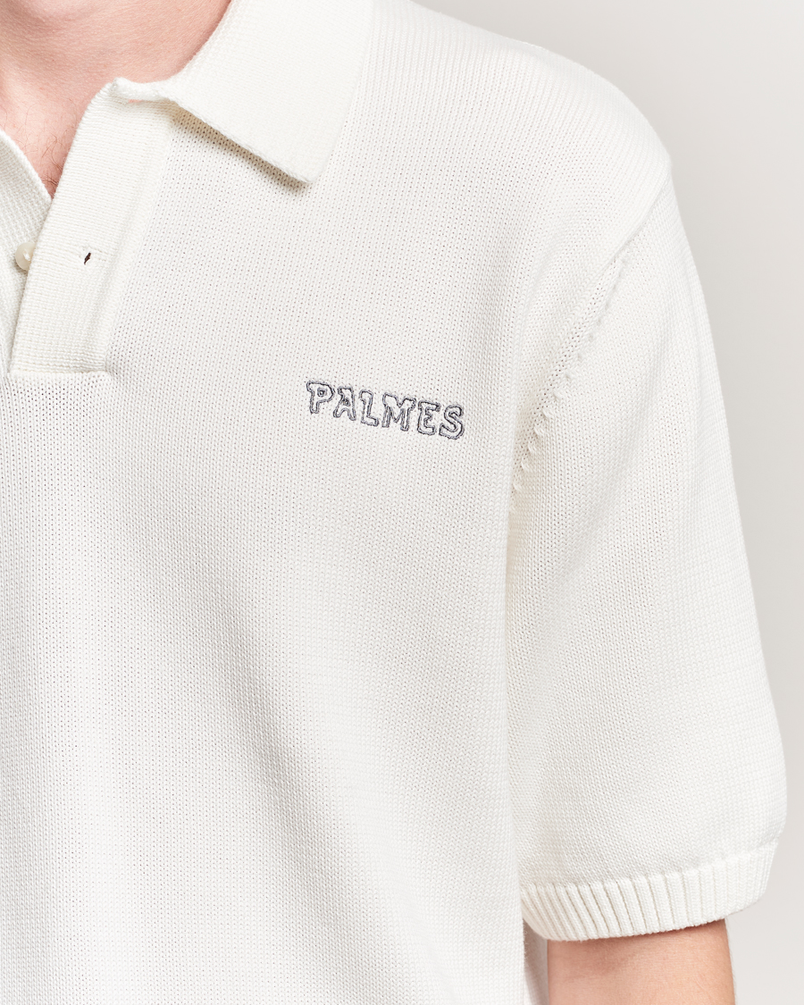 Homme | Polos | Palmes | Cotton Knit Polo Off White