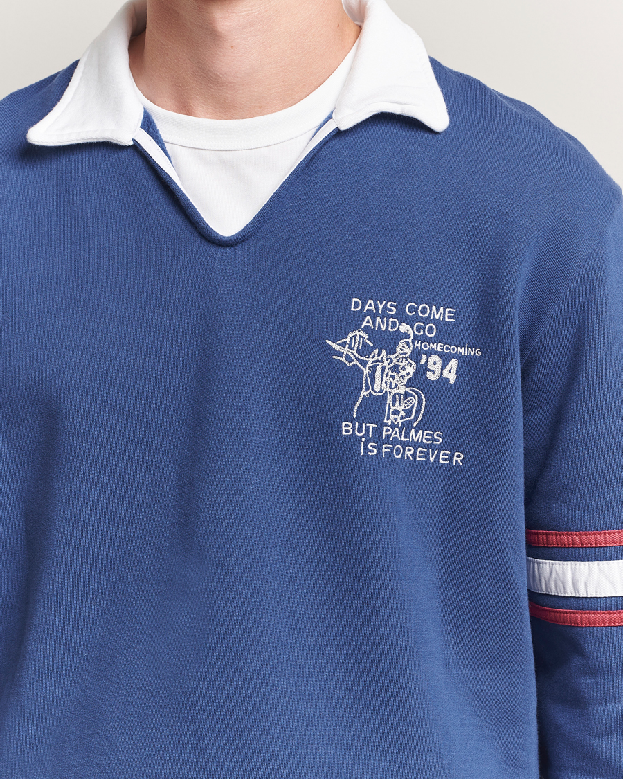 Homme | Pulls Et Tricots | Palmes | Forever Open Rugby Shirt Dark Blue