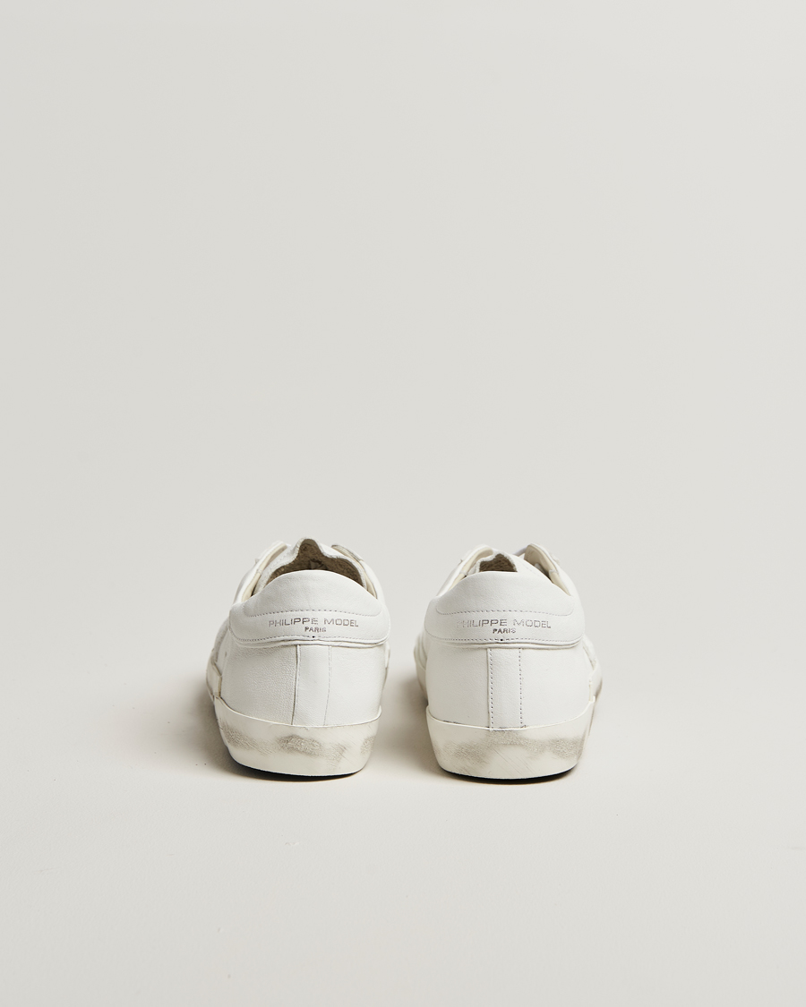 Homme | Baskets | Philippe Model | Prsx Low Top Leather Sneakers White