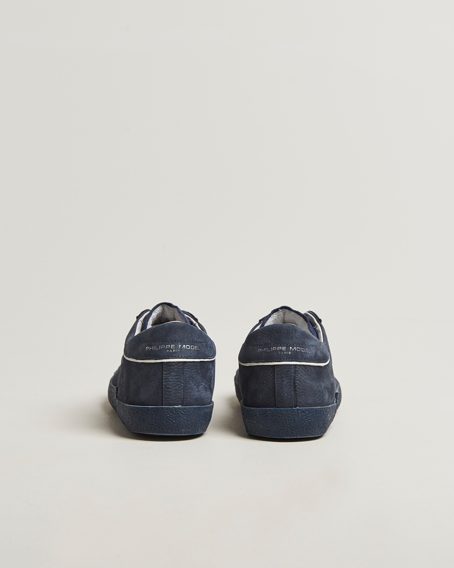 Homme | Philippe Model Prsx Low Top Vintage Leather Sneakers Navy | Philippe Model | Prsx Low Top Vintage Leather Sneakers Navy