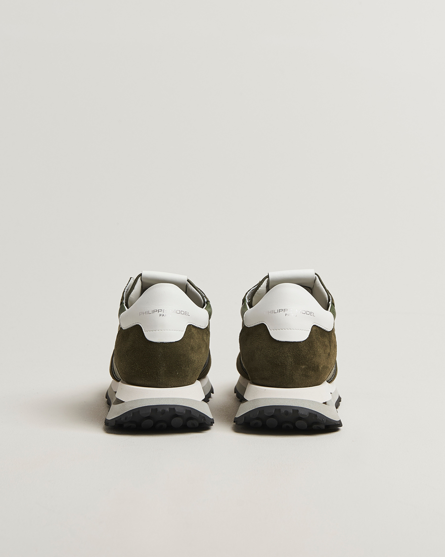 Homme | Philippe Model Tropez Haute Running Sneakers Military | Philippe Model | Tropez Haute Running Sneakers Military