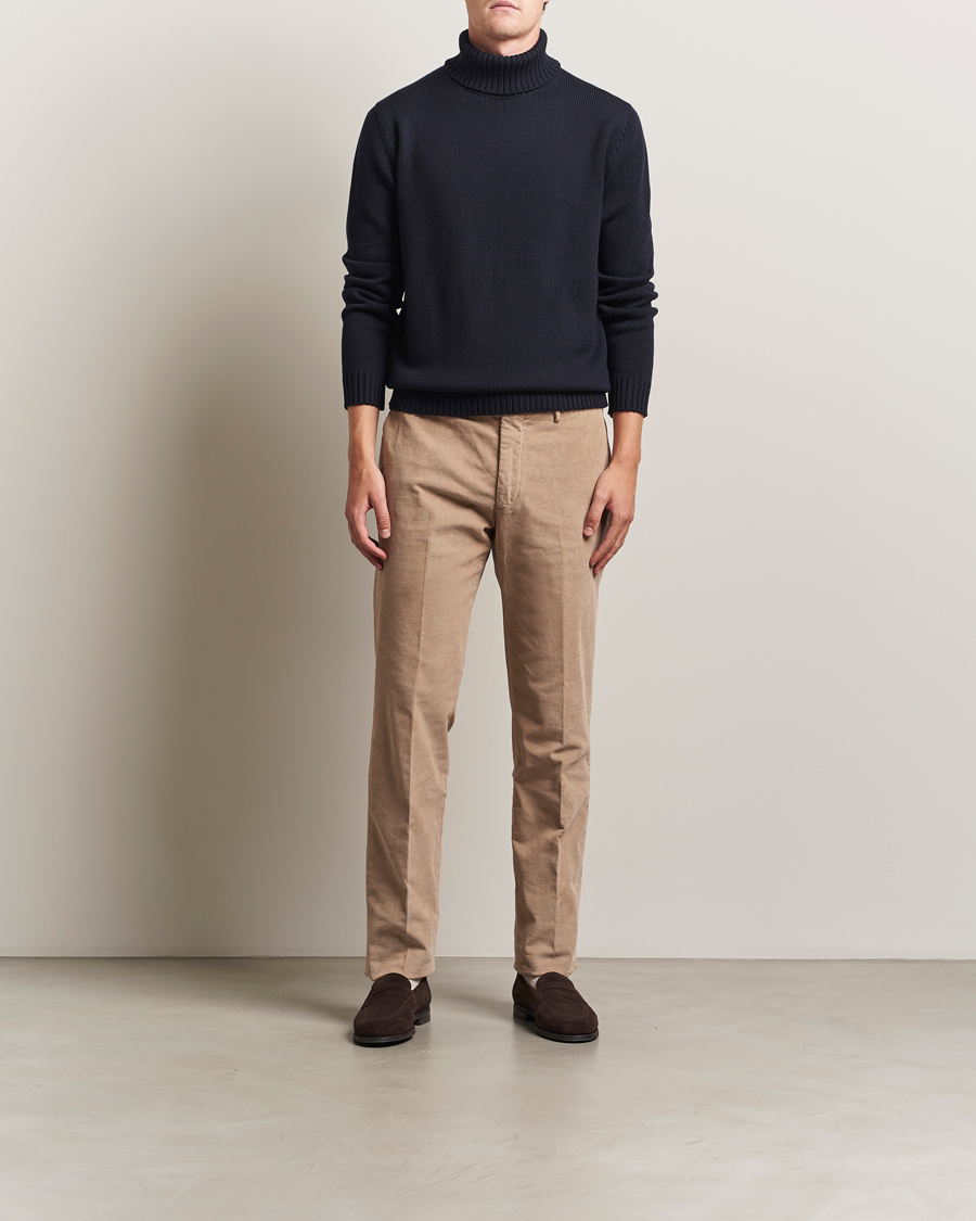 Homme | Pulls Et Tricots | Zanone | Virgin Merino Wool Rollneck Navy