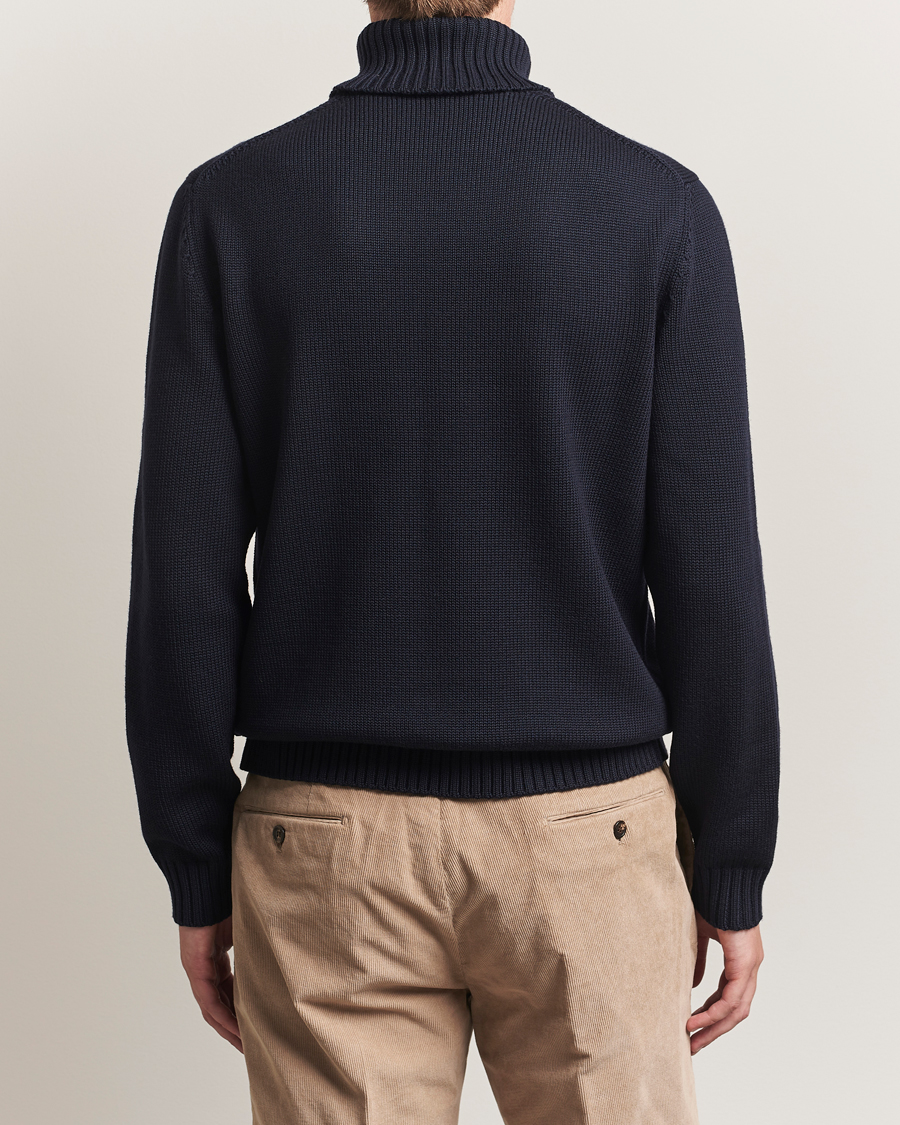 Homme | Pulls Et Tricots | Zanone | Virgin Merino Wool Rollneck Navy